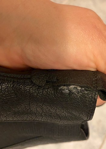 Siyah Deri Kadın Botlar, Tokalı, Blok Topuklu - Görsel 8