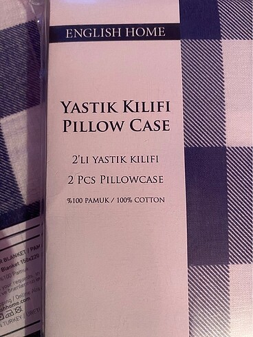  Beden Pike ve yastık kılıfı takımı