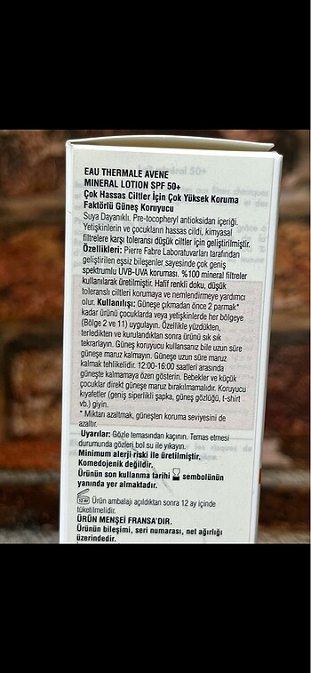 Avene ECZANE ÜRÜNÜ SIFIR