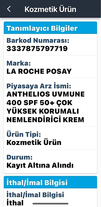 Beden Renk ECZANE ÜRÜNÜ
