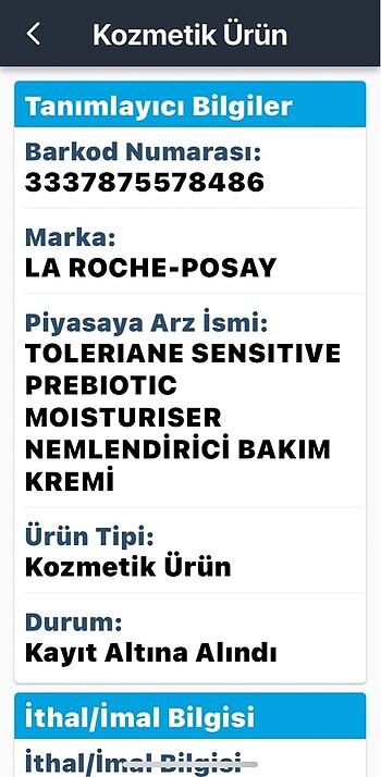 Beden Renk ECZANE ÜRÜNÜ