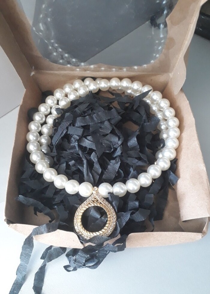 Güzel inci kolye - Görsel 2