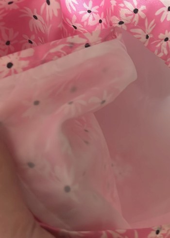 Bershka Pembe Mini Çiçek Desenli Kadın Etek