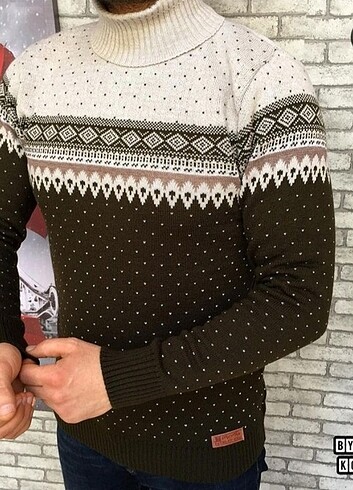 Erkek boğazlı kazak 