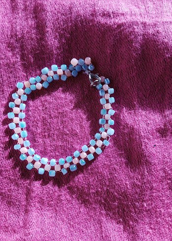 Pastel Renkli Boncuklu Bohem Bileklik - Görsel 2