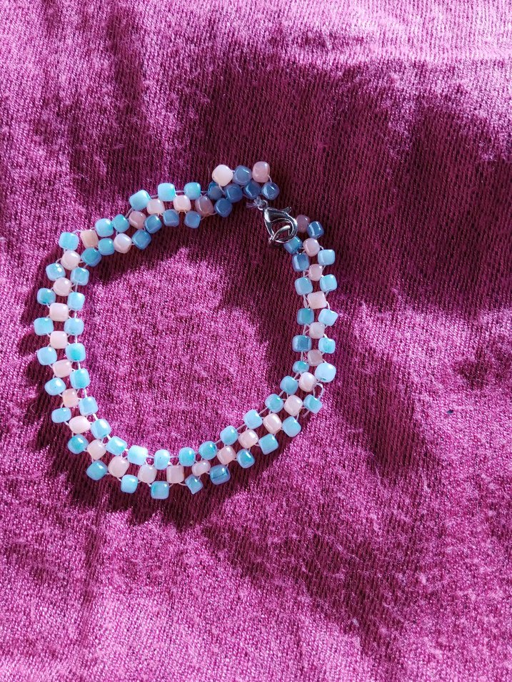 Pastel Renkli Boncuklu Bohem Bileklik - Görsel 2