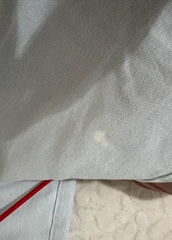 Zara Düğmeli Mavi Midi Kadın Denim Pantolon