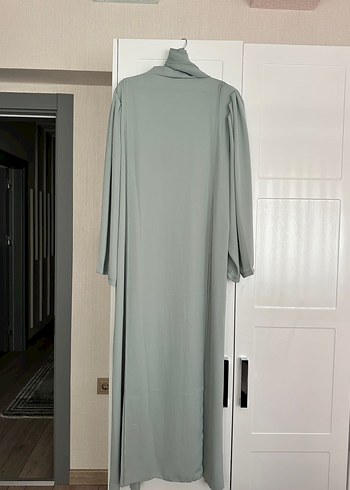 Su yeşili abaya - Görsel 5