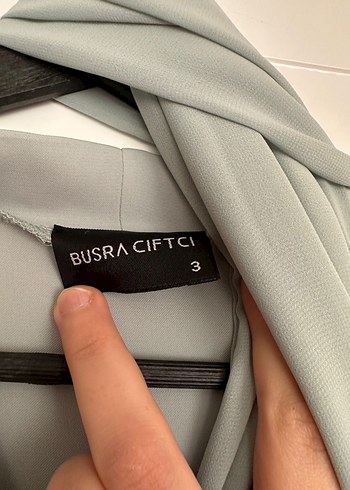 Su yeşili abaya - Görsel 8