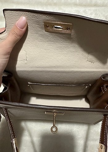 Hermes Deri Bantlı Kadın Çanta - Görsel 3