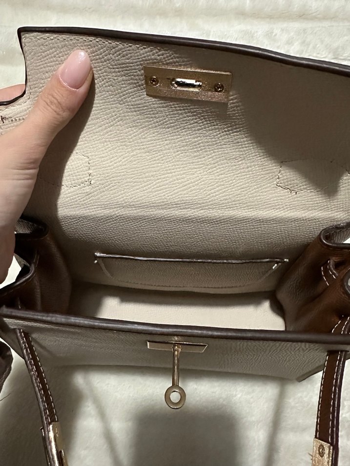 Hermes Deri Bantlı Kadın Çanta - Görsel 3