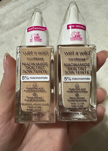 Wet n Wild Barefocus Niacinamide Fondöten 32 ml - Görsel 2