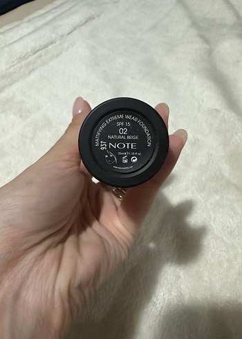 Note Bej Fondöten 02 numarası - Görsel 2