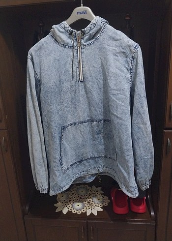 Defacto erkek kot Gri Batik Desenli Kapüşonlu sivit