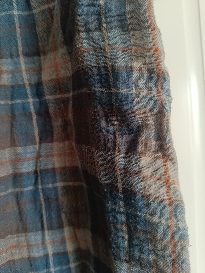 Kısa Kollu Bohem Midi Elbise - Görsel 4