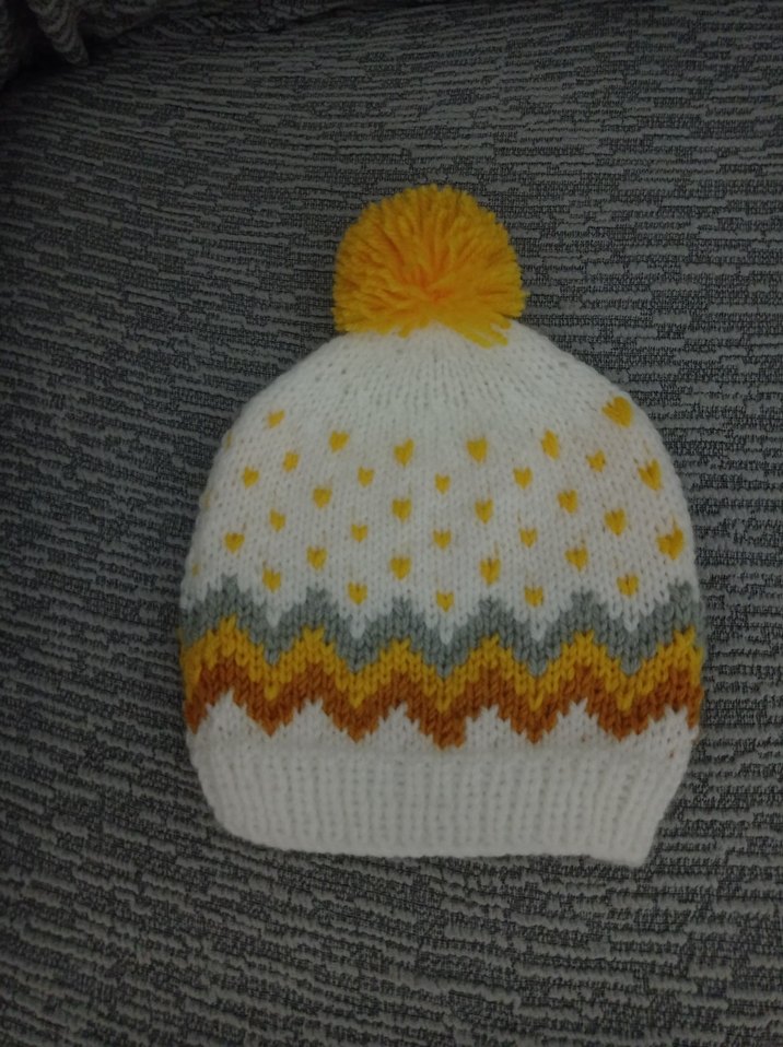 Renkli Ponponlu Örgü Çocuk Bere - Görsel 3