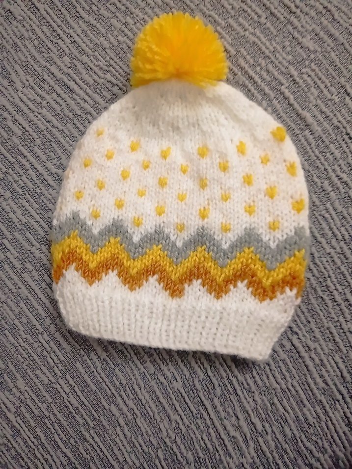 Renkli Ponponlu Örgü Çocuk Bere - Görsel 2