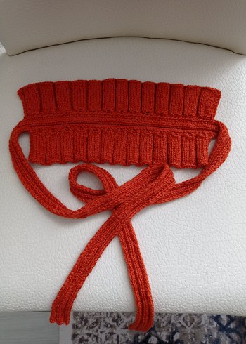 Kiremit Rengi Boyun Bağı - Görsel 2