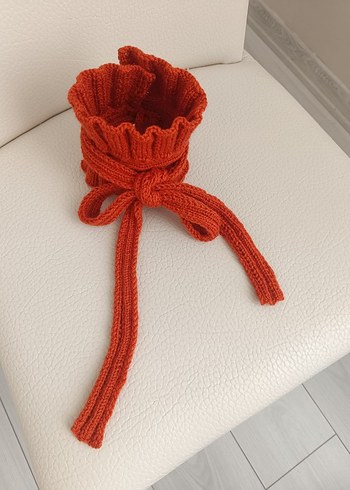 Kiremit Rengi Boyun Bağı - Görsel 5