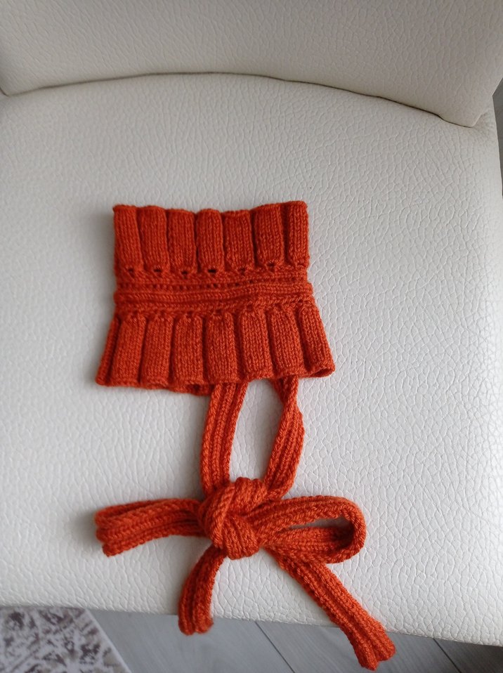 Kiremit Rengi Boyun Bağı - Görsel 3