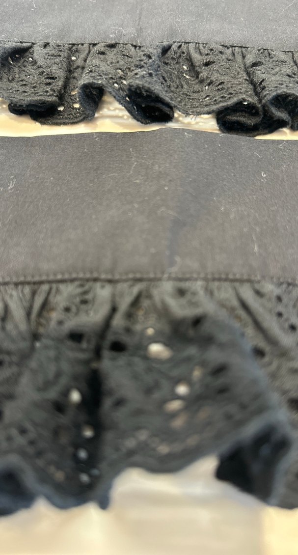 Nakışlı Siyah Kız Bolero Fırfırlı - Görsel 2