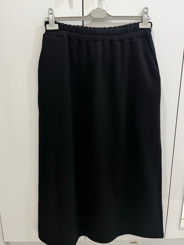 Siyah Uzun Kollu Salaş etekli  ikili takım - Görsel 4