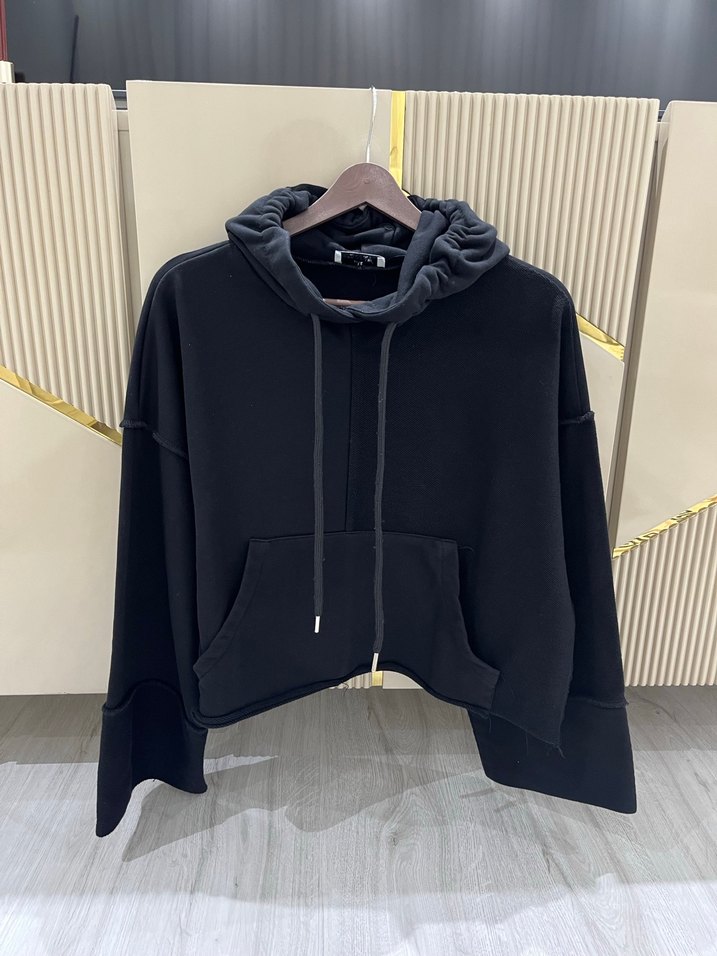 Siyah Uzun Kollu Salaş etekli  ikili takım - Görsel 3