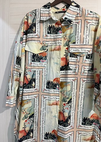 Uzun, Salaş Kesim, Çok Renkli Kadın Tunik - Görsel 3