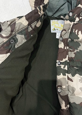 Kürk Detaylı Kamuflaj Erkek Çocuk Mont - Görsel 3