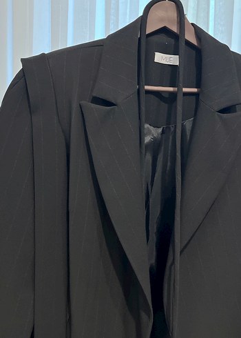 Diğer Siyah Drapeli Kadın Blazer Ceket