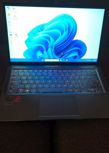 son fiyat ASUS ZENBOOK RYZEN5 IŞIKLI KLAVYE TERTEMİZ - Görsel 7