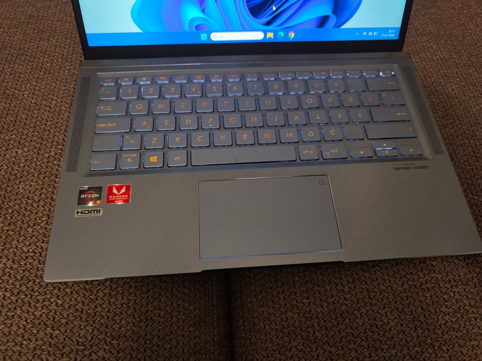 son fiyat ASUS ZENBOOK RYZEN5 IŞIKLI KLAVYE TERTEMİZ - Görsel 3