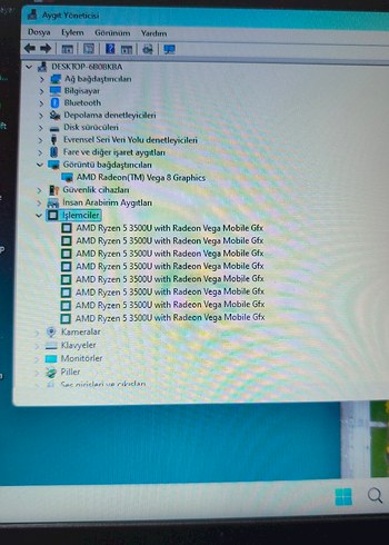 SIFIR GİBİ RYZEN 5 LENOVO/ 256 GB SSD / 8 GB RAM - Görsel 10