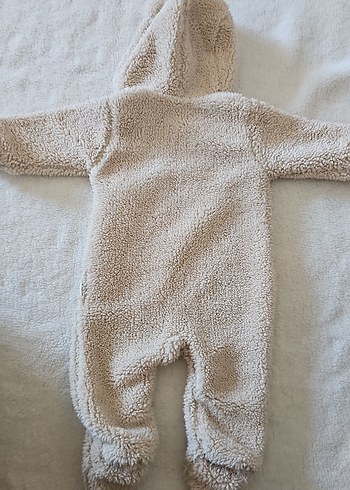 Kahverengi Peluş Bebek Tulumu - Görsel 4