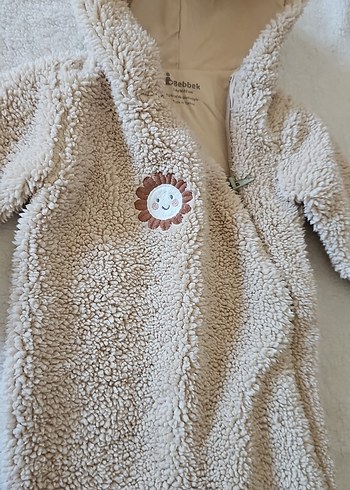 Kahverengi Peluş Bebek Tulumu - Görsel 3