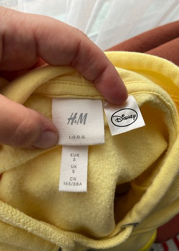 s Beden sarı Renk H&M Disney Sweatshirt