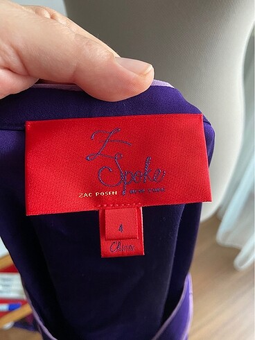 l Beden mor Renk Zac Posen Kadın Bluz