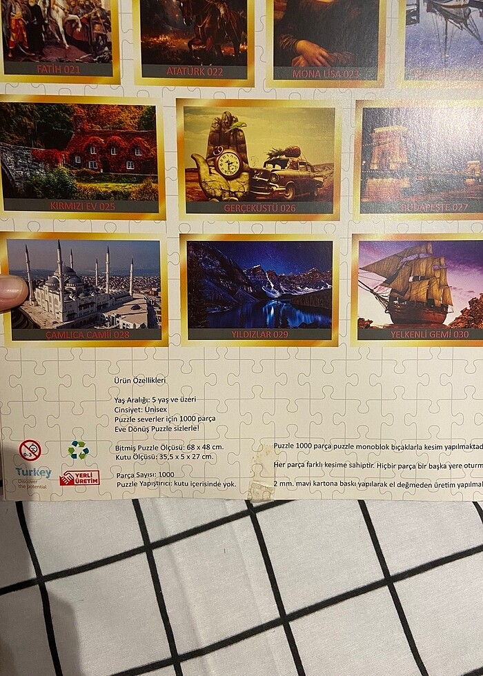 1000 Parça Puzzle - Görsel 2