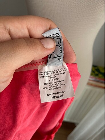 m Beden pembe Renk BECCA By Rebecca Vırtue Bikini