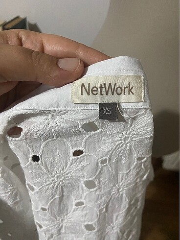 xs Beden beyaz Renk Network Kadın Gömlek