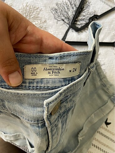 xs Beden mavi Renk Abercrombie&Fitch Kadın Şort