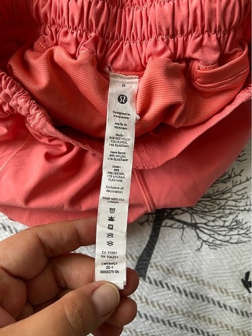 7 Yaş Beden Lululemon Çocuk Şort