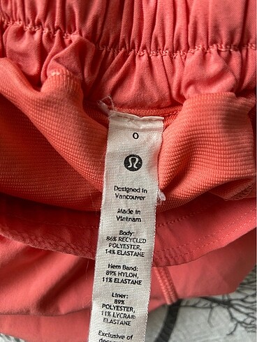7 Yaş Beden çeşitli Renk Lululemon Çocuk Şort