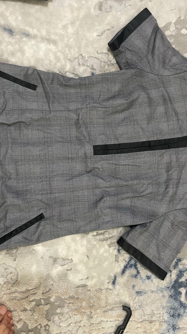 Gri Kısa Kollu Ofis Elbisesi - Görsel 3