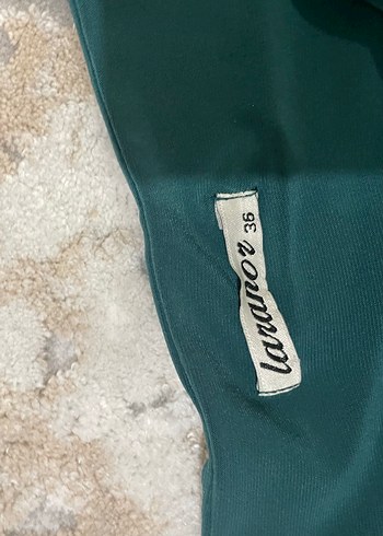 Drapeli V Yakalı Kadın Uzun Elbise - Görsel 3