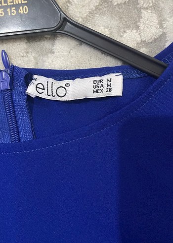 Uzun Kollu Klasik Lacivert Kalem Elbise - Görsel 2