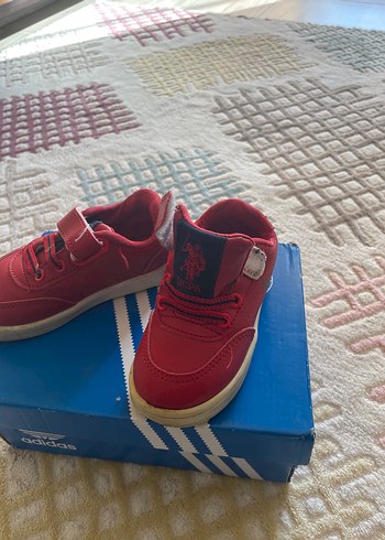 U.S. Polo Assn. Erkek Çocuk Kırmızı Spor Ayakkabı