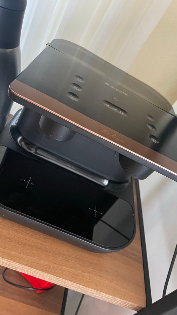 Çift Demlikli Kahve Makinesi, Kahverengi - Görsel 2