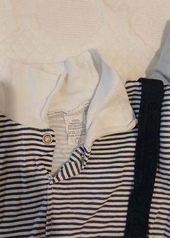 Gri Pamuklu Erkek Bebek Kıyafet Seti - Görsel 3