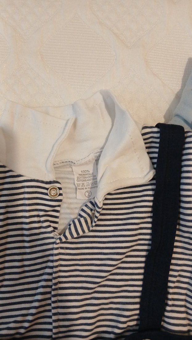 Gri Pamuklu Erkek Bebek Kıyafet Seti - Görsel 3